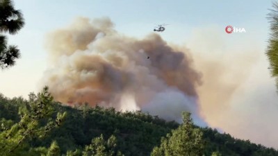  Orman yangını Arsuz'a doğru ilerliyor