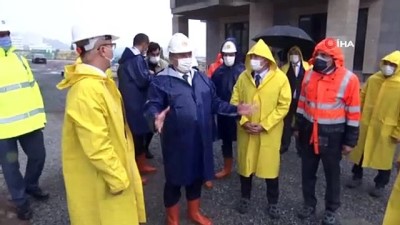  TBMM Başkanı Şentop 'Recep Tayyip Erdoğan Külliyesi' inşaatını inceledi