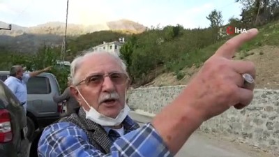   Trabzon’da örtü yangını