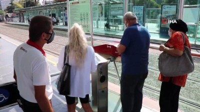 teleferik -  Tramvay yolcu sayıları pandemi döneminde 5 milyon yolcudan fazla azaldı Videosu