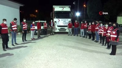 yardim malzemesi -  Deprem bölgesi Elazığ’dan İzmir’e yardım sürüyor Videosu