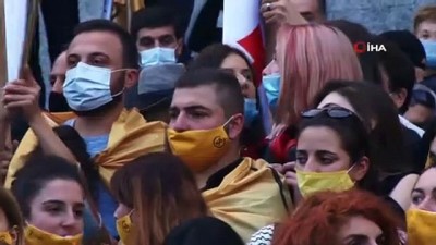 muhalefet partileri -  - Gürcistan’da seçim sonuçlarını tanımayan muhalefet sokağa indi Videosu