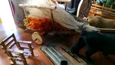 kucukluk -  Hobi olarak başladığı ahşap işlemeciliği ikinci mesleği oldu Videosu