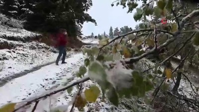  Karabük’te sezonun ilk karı yağdı