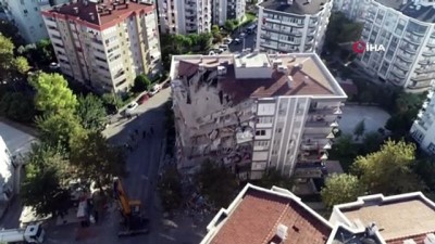  Karagül Apartmanı'nın yıkım çalışmaları başladı