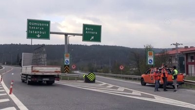 karayollari - Anadolu Otoyolu Bolu Dağı Tüneli Ankara yönü trafiğe açıldı - DÜZCE Videosu