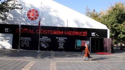 hologram - Atatürk, İletişim Başkanlığının Kayseri'deki Dijital Gösterim Merkezi'nde anıldı - KAYSERİ Videosu