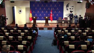 Çavuşoğlu: 'Kırgızistan'a desteğimiz tamdır' - ANKARA