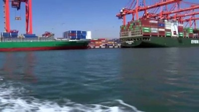 deniz kirliligi - Denizi kirleten 23 gemiye 40 milyon lira ceza - MERSİN Videosu