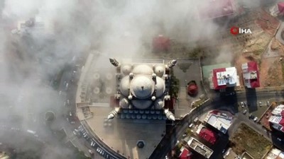 gunesli hava -  Sis altındaki Kahramanmaraş'tan kartpostallık görüntüler Videosu