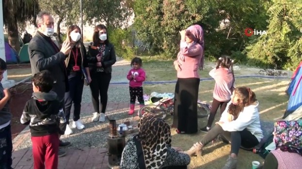 kusadasi belediyesi nden depremzedeler psikolojik destek