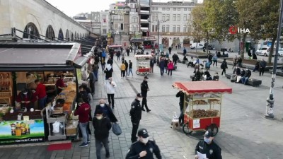 termal kamera -  Fatih'te termal kameralı drone ile sigara denetimi Videosu