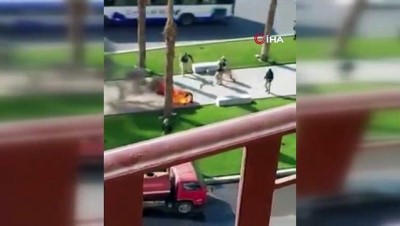  - Mısır'da yaşam koşullarını protesto eden bir kişi kendini yaktı