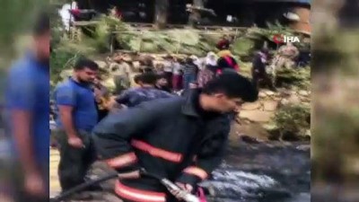  Bingöl’de yangın: 2 ev 1 cami zarar gördü