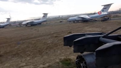 askeri arac -  - Rusya, Dağlık Karabağ'da hava faaliyetlerine başladı Videosu