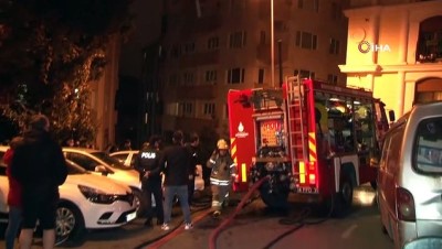 evde tek basina -  Şişli’de bir binanın 5'inci katında korkutan yangın: 1 ağır yaralı Videosu