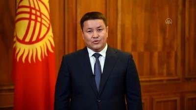 cumhurbaskanligi - Kırgızistan Meclis Başkanı Talant Mamıtov, ulusa seslendi - BİŞKEK Videosu