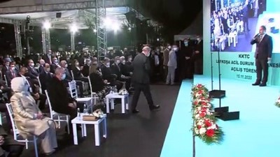 KKTC Cumhurbaşkanı Tatar, Lefkoşa Acil Durum Hastanesi’nin açılış töreninde konuştu