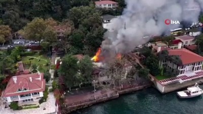  Tarihi Vaniköy Camii'nde yangın