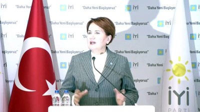 ANKARA - Davutoğlu - Akşener ortak basın toplantısı (1)
