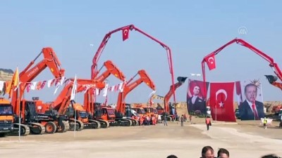 temel atma toreni - DENİZLİ - Karaismailoğlu: 'Pamukkale, Efes, Didim, Kuşadası gibi önemli turizm merkezlerine ulaşım çok daha kolaylaşacaktır' Videosu