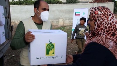  - Suriye’de 8 bin adet gıda kolisi dağıtıldı
