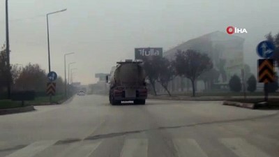  Bursa’da sis zor anlar yaşattı