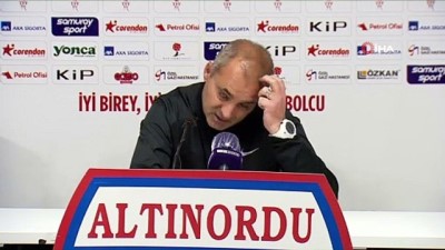 Erkan Sözeri: 'Oyuncularım tek kale oynadılar ama ilk yarıda yediğimiz 2 gol sonucu belirledi'