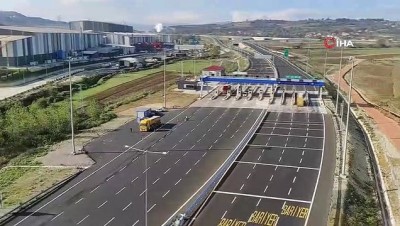 kural ihlali -  Jandarma, Kuzey Marmara Otoyolu’nu helikopterle denetliyor Videosu