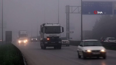  Kocaeli'de sis etkili oluyor