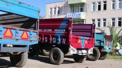 OSMANİYE - Düziçi'nde traktör sürücülerine reflektör dağıtıldı