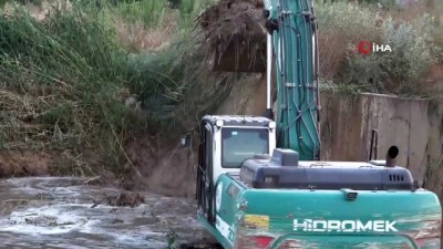 tarim arazisi -  Su taşkınlarıyla anılan Limonlu Deresi'nde temizlik çalışması Videosu