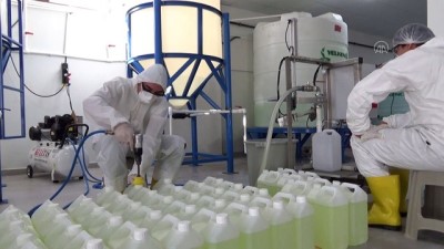 mezuniyet - BARTIN - Lisede kurulan laboratuvarda günde 5 ton dezenfektan üretiliyor Videosu