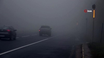 hava sicakliklari -  - Bolu Dağı sisle kaplandı Videosu