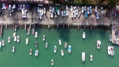 cesar - DÜZCE - Sürdürülebilir balıkçılık için verilen ağır cezalar, yasa dışı avcılığın önüne geçebilir - Drone Videosu