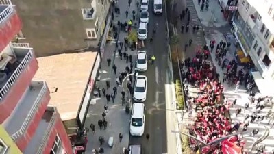 sehit yakinlari - HAKKARİ - (DRONE) Diyarbakır annelerine destek yürüyüşü Videosu