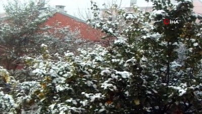 kar manzaralari -  - Posof güne karla uyandı Videosu