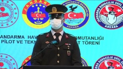  Bakan Soylu Jandarma Pilot ve Teknisyen Temel Kursları Mezuniyet Töreni’ne katıldı