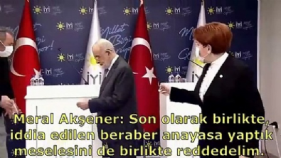 saadet partisi - Karamollaoğlu Akşener'i ele verdi! Videosu