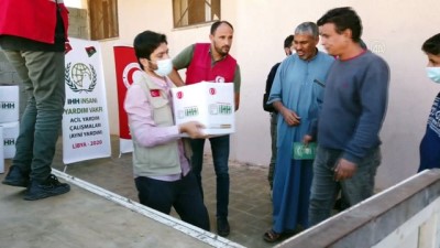 multeci kampi - TRABLUS - İHH'dan Libya'ya 6 konteynerlik insani yardım Videosu