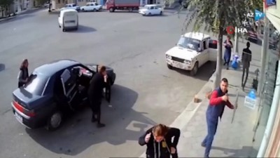  - Berde’ye bombaların düşme anı görüntülendi