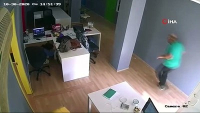  Deprem anları güvenlik kamerasında