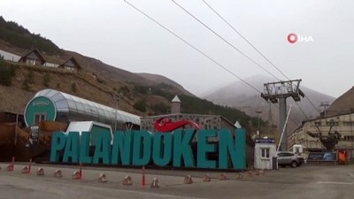 kayak merkezi -  Palandöken’e mevsimin ilk karı yağdı Videosu