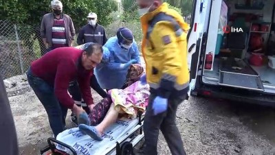 en yasli kadin -  Antalya’da itfaiye ekipleri yaşlı kadını yanmaktan kurtardı Videosu