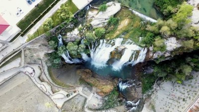 sonbahar - ERZURUM - (Drone) 'Türkiye'nin en büyük şelalesi'nde sonbahar güzelliği (2) Videosu