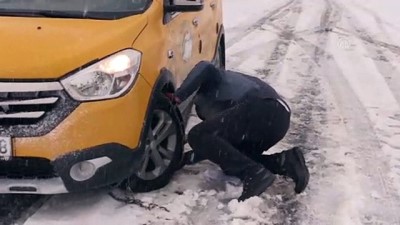 kar yagisi - TUNCELİ - Mevsimin ilk karı yağdı Videosu