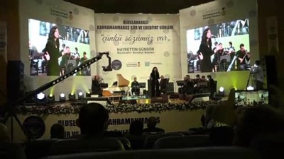 estetik - KAHRAMANMARAŞ - '1. Uluslararası Şiir ve Edebiyat Günleri' sona erdi Videosu