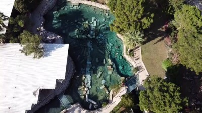 yabanci turist - DENİZLİ - Pamukkale'ye yoğun ilgi Videosu