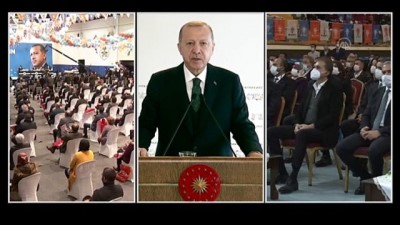 sparta - İSTANBUL - Cumhurbaşkanı Erdoğan: ''Kalbini ve gözünü bize yöneltmiş tüm dostlarımızın dualarıyla, engelleri aşa aşa bugünlere geldik'' Videosu