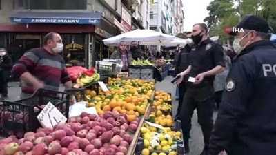 pazar esnafi -  Korona virüs temaslı pazarcı kardeşler satış yaparken yakalandı Videosu